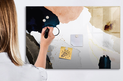 Pizarra borrable de cristal con imanes Un espacio creativo para presentar fotografías