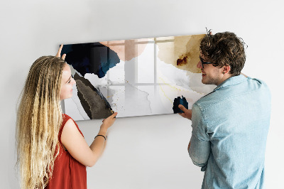 Pizarra borrable de cristal con imanes Un espacio creativo para presentar fotografías