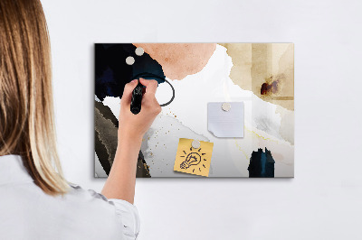 Pizarra borrable de cristal con imanes Un espacio creativo para presentar fotografías