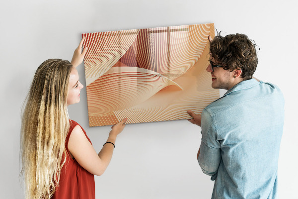 Pizarra magnética de pared con rotulador Tablero de exhibición de fotos moderno