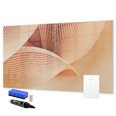 Pizarra magnética de pared con rotulador Tablero de exhibición de fotos moderno