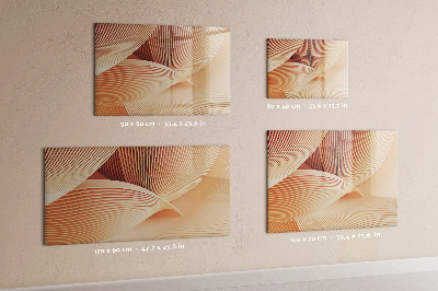 Pizarra magnética de pared con rotulador Tablero de exhibición de fotos moderno
