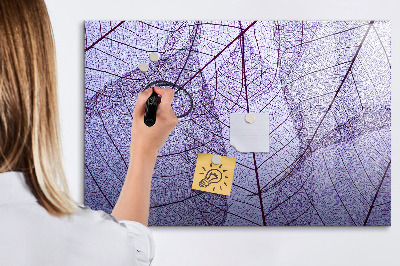 Pizarra borrable de cristal con imanes Tablero de exhibición de fotos creativo