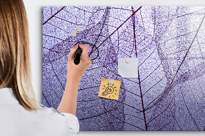 Pizarra borrable de cristal con imanes Tablero de exhibición de fotos creativo