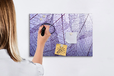 Pizarra borrable de cristal con imanes Tablero de exhibición de fotos creativo