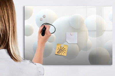 Pizarra magnética de pared con rotulador Espacio para recuerdos y notas