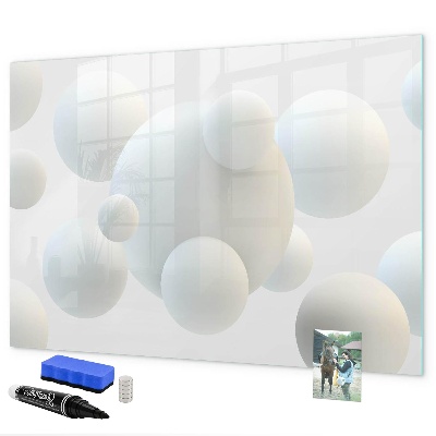 Pizarra magnética de pared con rotulador Espacio para recuerdos y notas