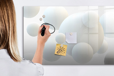 Pizarra magnética de pared con rotulador Espacio para recuerdos y notas
