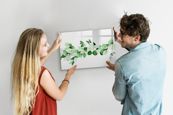 Pizarra magnética de pared con rotulador Tablero verde para fotos y notas.