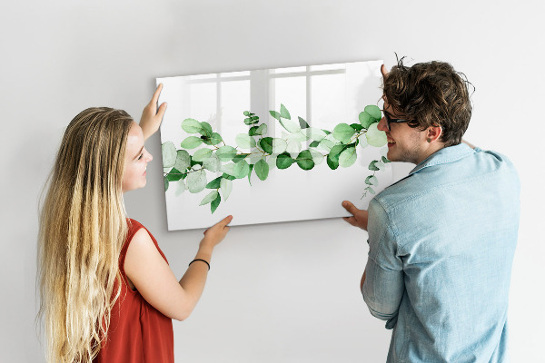 Pizarra magnética de pared con rotulador Tablero verde para fotos y notas.