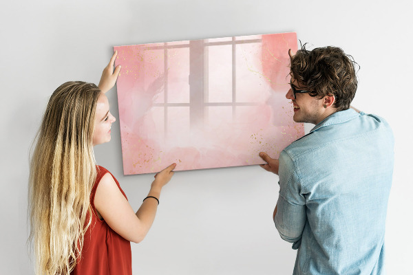 Pizarra magnética de pared con rotulador Tablero elegante para fotos y notas.
