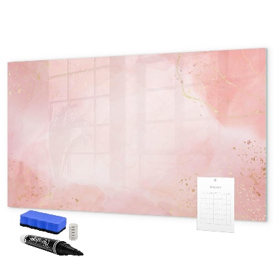 Pizarra magnética de pared con rotulador Tablero elegante para fotos y notas.