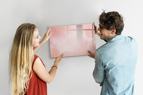 Pizarra magnética de pared con rotulador Tablero elegante para fotos y notas.