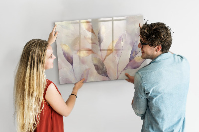 Pizarra borrable de cristal con imanes Tablero creativo para fotos y notas