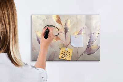 Pizarra borrable de cristal con imanes Tablero creativo para fotos y notas