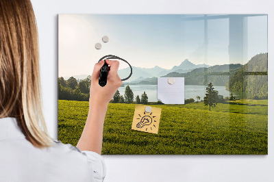 Pizarra magnética de pared con rotulador Un espacio creativo para mostrar tus recuerdos