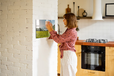 Pizarra magnética de pared con rotulador Un espacio creativo para mostrar tus recuerdos