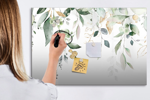 Pizarra magnética de pared con rotulador Tablero de exhibición de fotos creativo