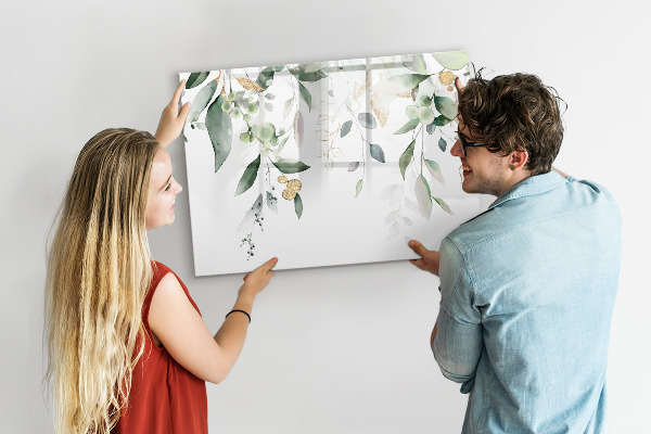 Pizarra magnética de pared con rotulador Tablero de exhibición de fotos creativo
