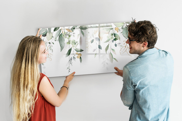 Pizarra magnética de pared con rotulador Tablero de exhibición de fotos creativo