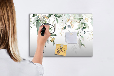 Pizarra magnética de pared con rotulador Tablero de exhibición de fotos creativo