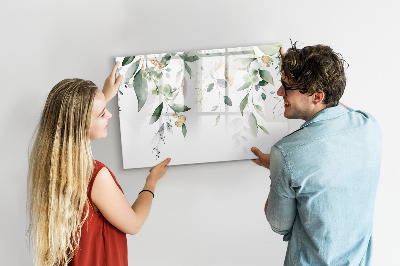 Pizarra magnética de pared con rotulador Tablero de exhibición de fotos creativo
