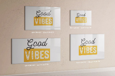 Pizarra magnética de pared con rotulador Vibraciones positivas y recuerdos