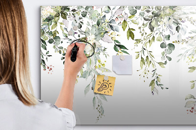 Pizarra magnética de pared con rotulador Tablero creativo para fotos y notas