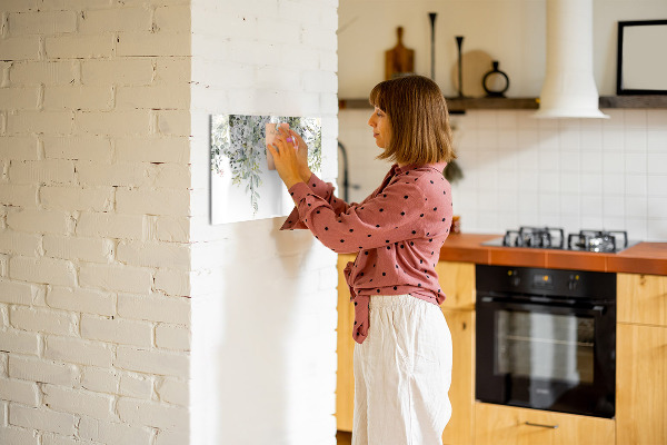 Pizarra magnética de pared con rotulador Tablero creativo para fotos y notas