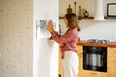 Pizarra magnética de pared con rotulador Tablero creativo para fotos y notas