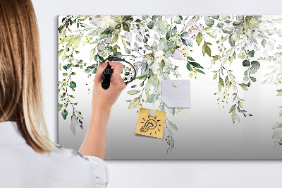 Pizarra magnética de pared con rotulador Tablero creativo para fotos y notas