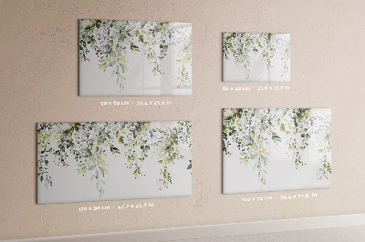 Pizarra magnética de pared con rotulador Tablero creativo para fotos y notas