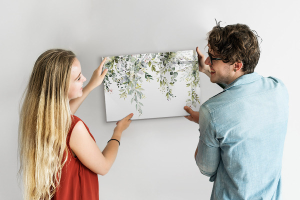 Pizarra magnética de pared con rotulador Tablero creativo para fotos y notas