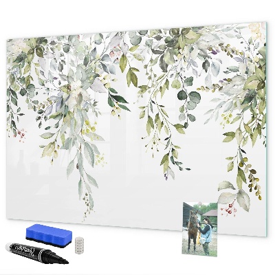Pizarra magnética de pared con rotulador Tablero creativo para fotos y notas