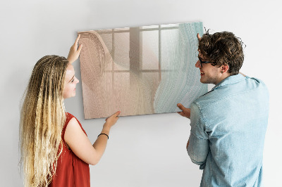 Pizarra borrable de cristal con imanes Tablero moderno para notas y fotos