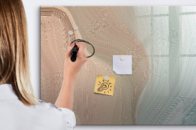 Pizarra borrable de cristal con imanes Tablero moderno para notas y fotos