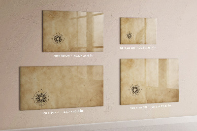 Pizarra borrable de cristal con imanes Un elegante tablero para notas y fotos.