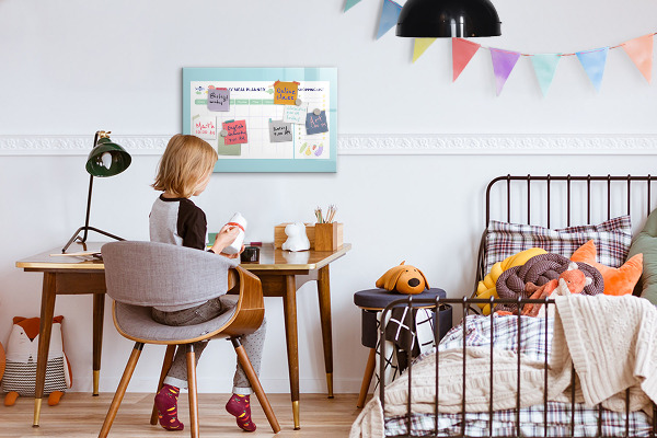 Pizarra magnética de pared con rotulador Planificador de comidas y lista de compras