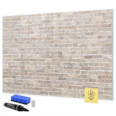 Pizarra magnética de pared con rotulador Tablero de exhibición de fotos moderno
