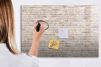 Pizarra magnética de pared con rotulador Tablero de exhibición de fotos moderno
