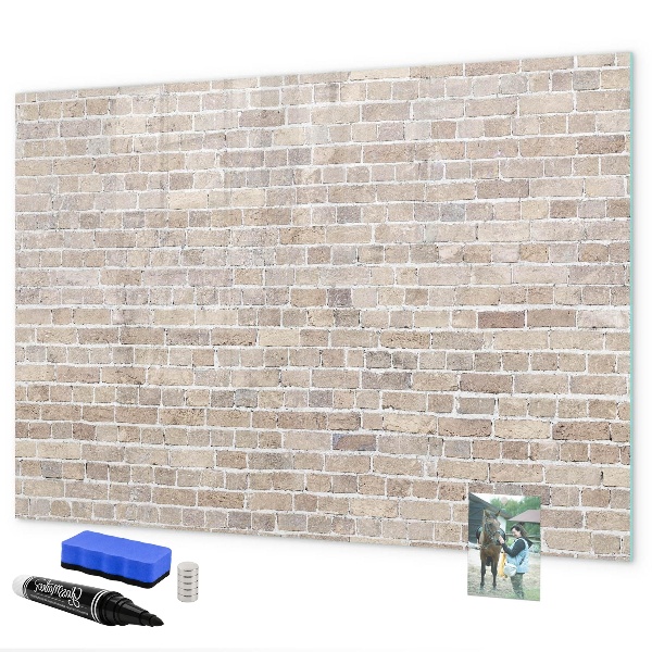 Pizarra magnética de pared con rotulador Tablero de exhibición de fotos moderno