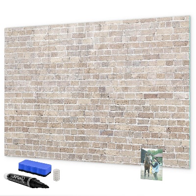 Pizarra magnética de pared con rotulador Tablero de exhibición de fotos moderno