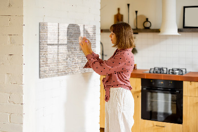 Pizarra magnética de pared con rotulador Tablero de exhibición de fotos moderno