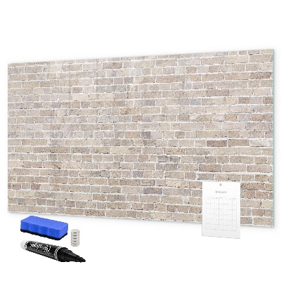 Pizarra magnética de pared con rotulador Tablero de exhibición de fotos moderno
