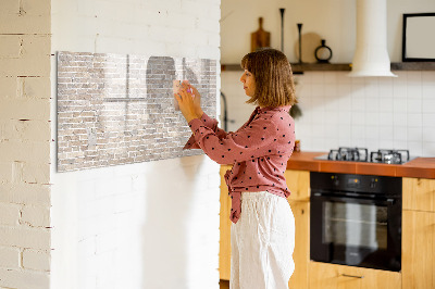 Pizarra magnética de pared con rotulador Tablero de exhibición de fotos moderno