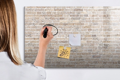 Pizarra magnética de pared con rotulador Tablero de exhibición de fotos moderno