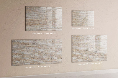 Pizarra magnética de pared con rotulador Tablero de exhibición de fotos moderno