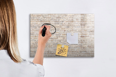 Pizarra magnética de pared con rotulador Tablero de exhibición de fotos moderno