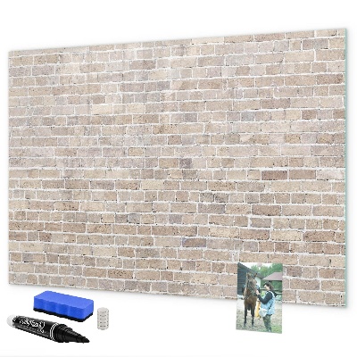 Pizarra magnética de pared con rotulador Tablero de exhibición de fotos moderno