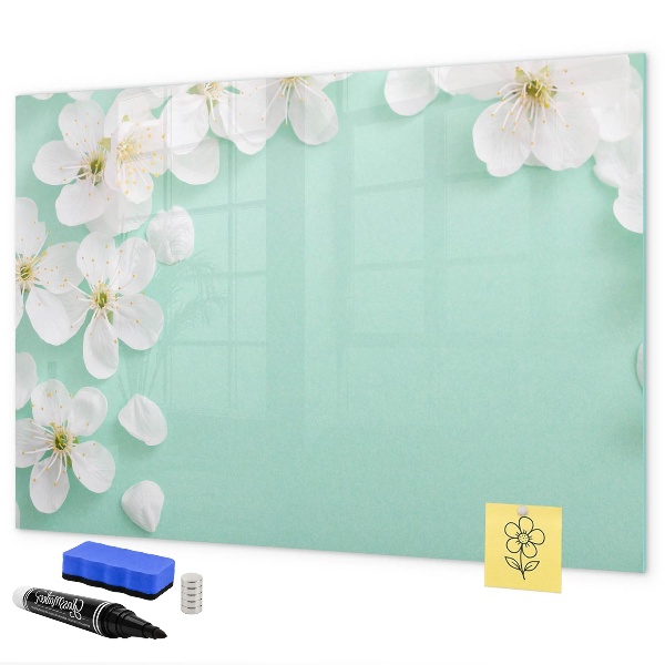 Pizarra magnética de pared con rotulador Tablero de exhibición de fotos creativo